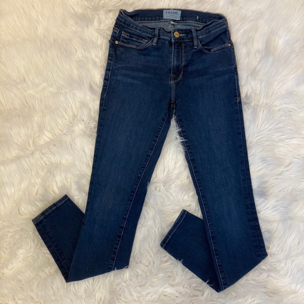 Frame High Rise Skinny Jeans - Picture 3 of 7